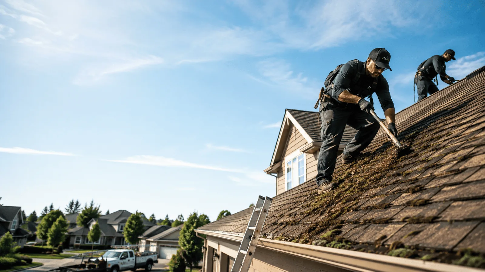 Roof Moss Removal in Holyrood, KS near me